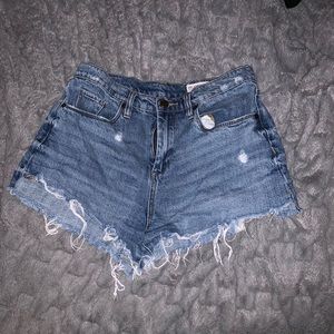 Denim shorts